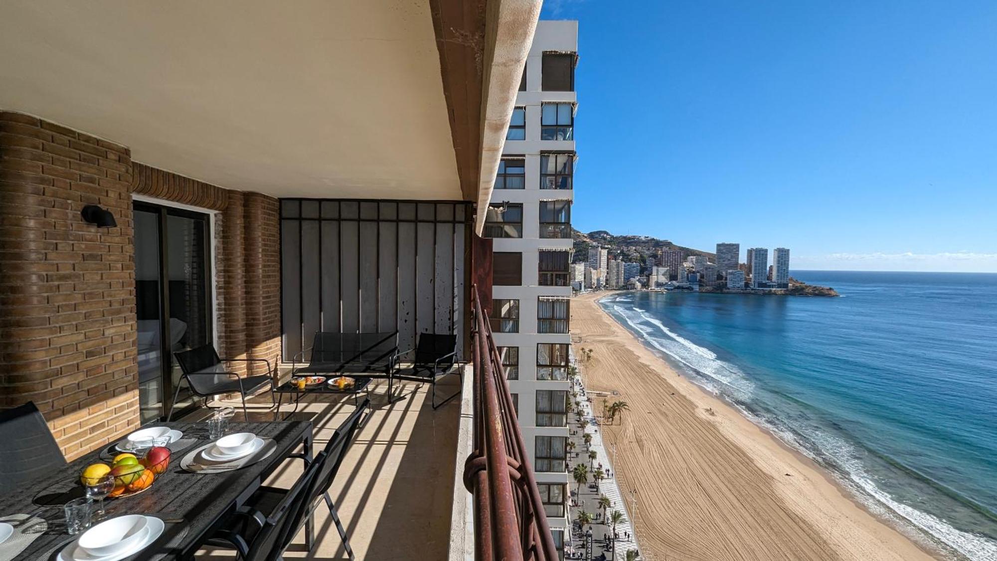Las Arenas Sea Front Apartments 貝尼多姆 外观 照片